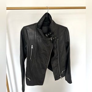 Bales leather biker jacket